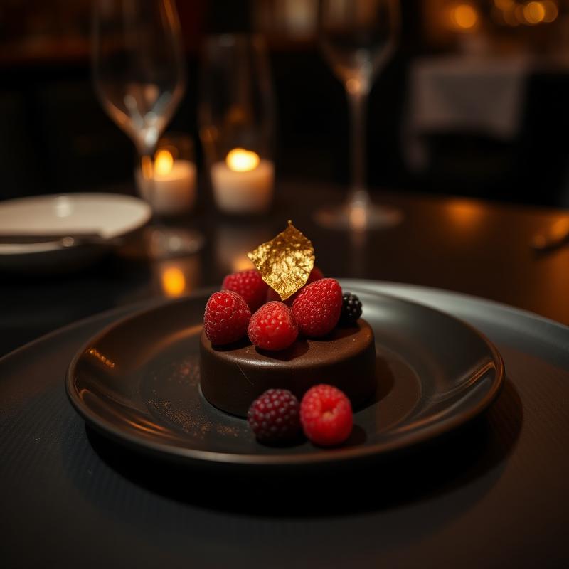 Chocolate fondant dessert